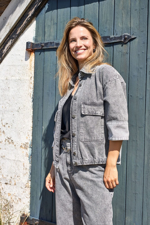 Black Colour - Bcizzy Jacket 41163 - Grey