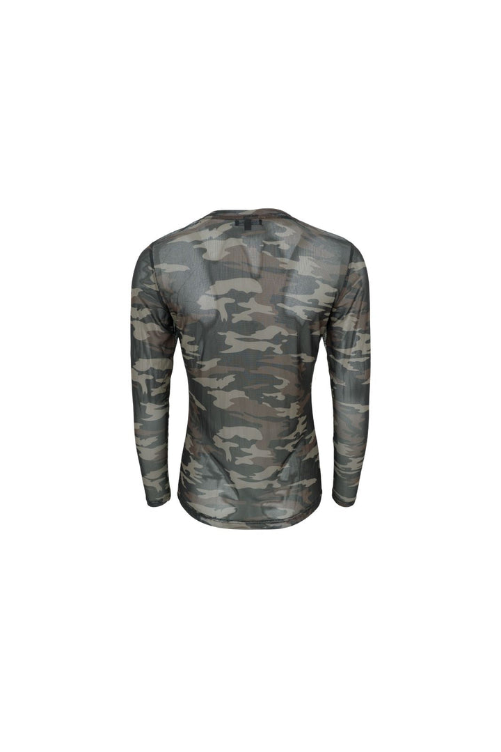 Black Colour - Bckamma Mesh Blouse 42000 - Shirts,Mesh & Basic Blouses - Army