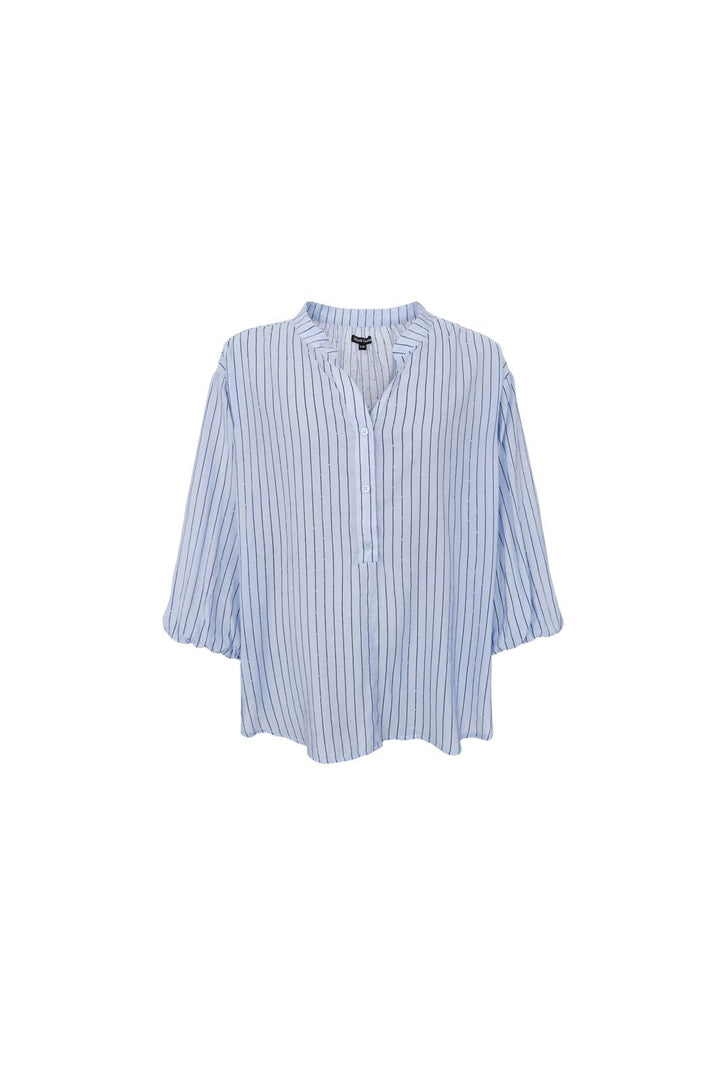 Black Colour - Bckendall Blouse 40929 - Lt. Blue