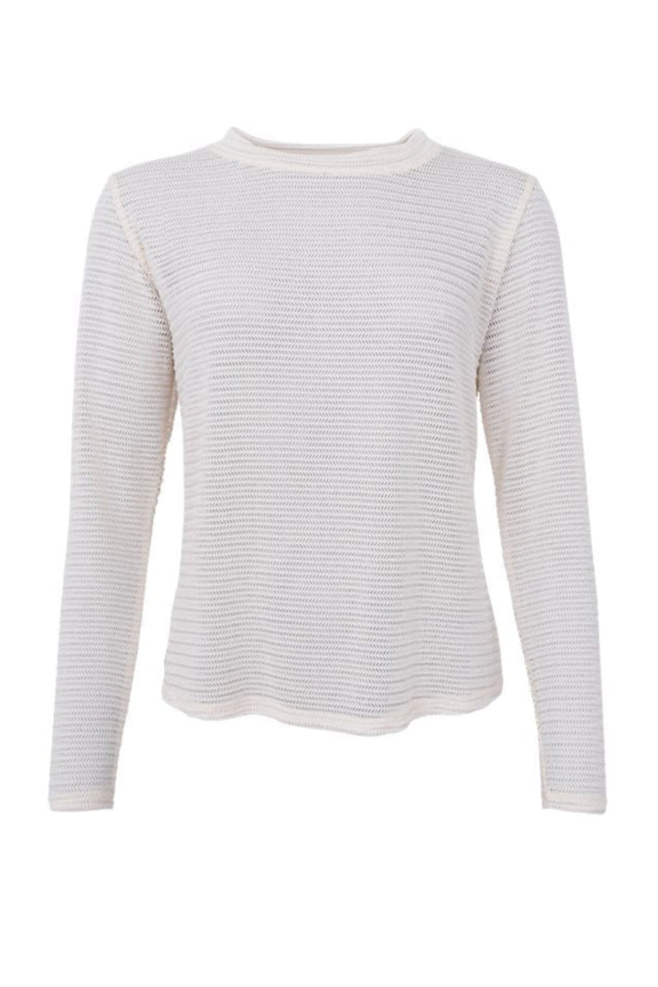 Black Colour - Bclili Mesh Blouse 41071 - Shirts - Cream