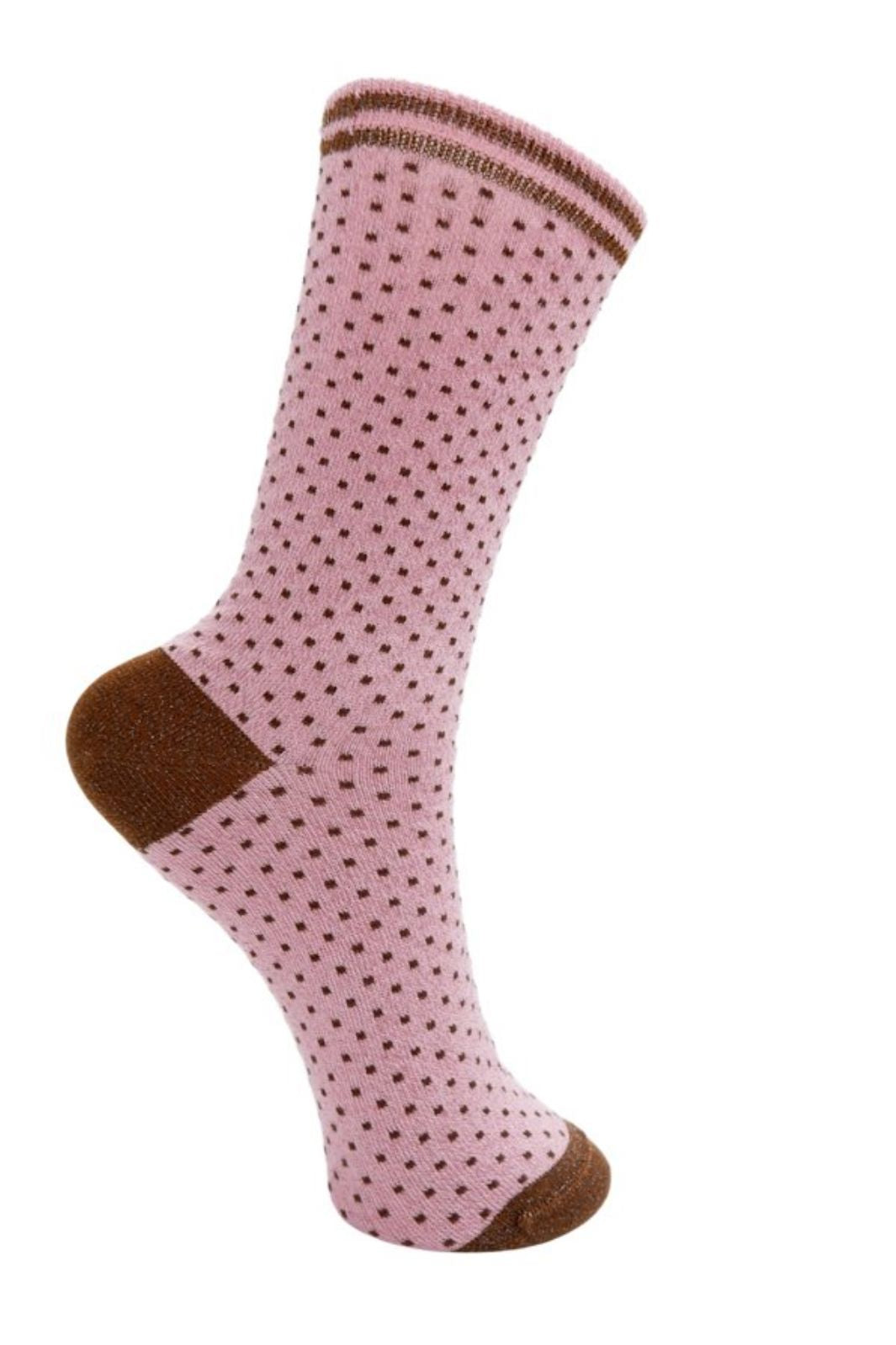 Black Colour - Bclolly Dot Sock 4146 - Blossom Strømper 