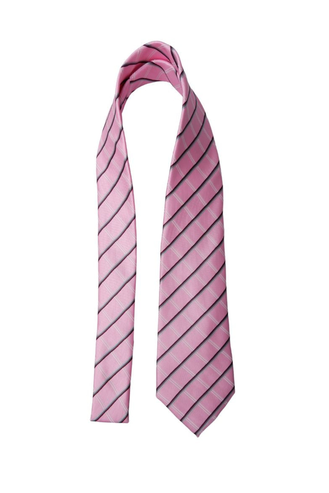Black Colour - Bclulu Tie 208437 - Pink Stripe
