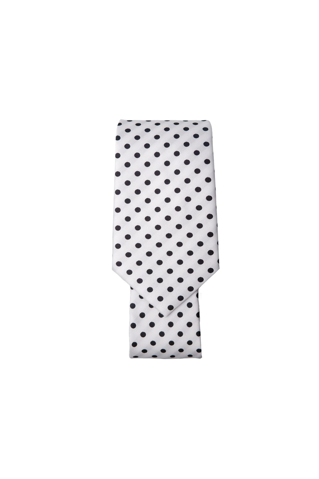 Black Colour - Bclulu Tie 208437 - White Dot