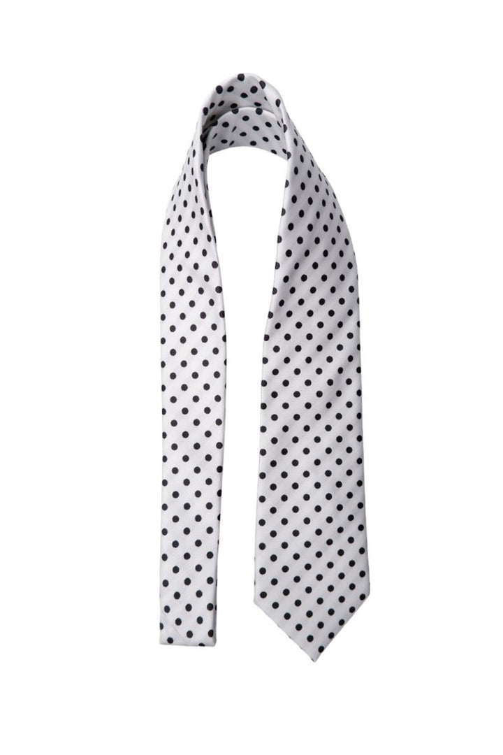 Black Colour - Bclulu Tie 208437 - White Dot
