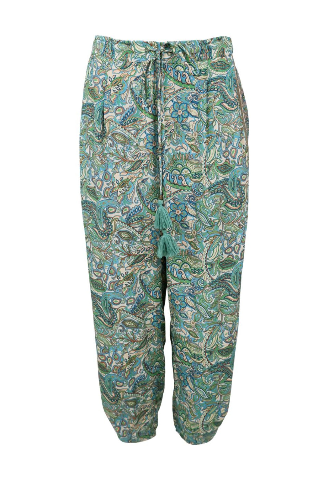 Black Colour - Bcluna Barrel Pant 39237 - Sea Green