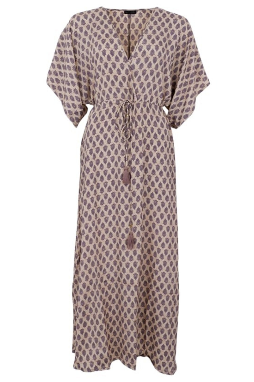 Black Colour - BcLuna Long V-Neck Dress - Savannah Rose Kjoler 