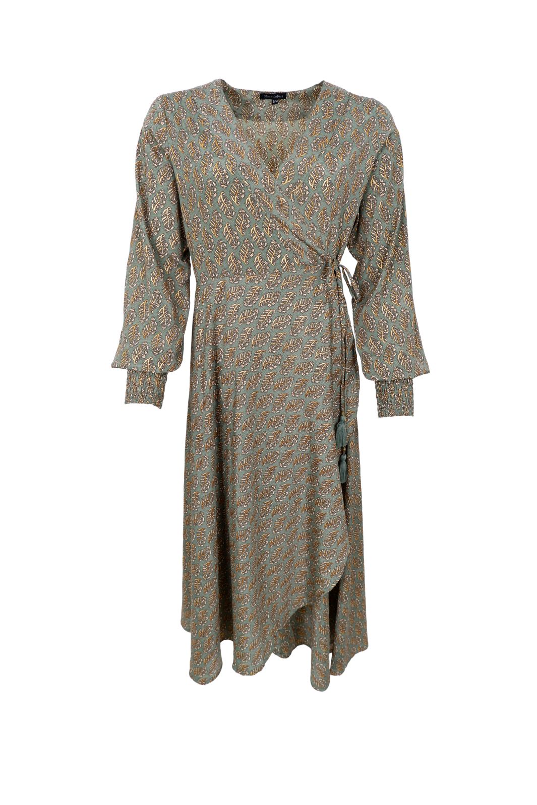 Black Colour - Bcluna Wrap Dress 39212 - Olive Mist