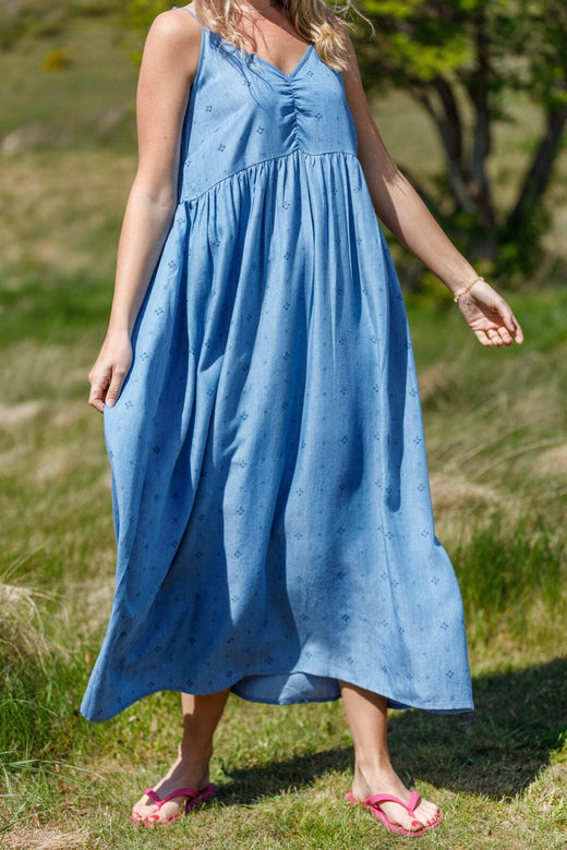 Black Colour - Bclyra Strap Dress 40890 - Denim Blue