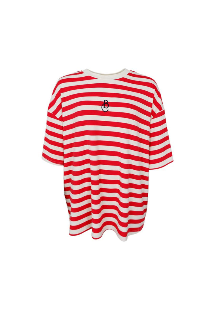 Black Colour - Bcmadelyn Big Tee 41119 - Shirts - Red