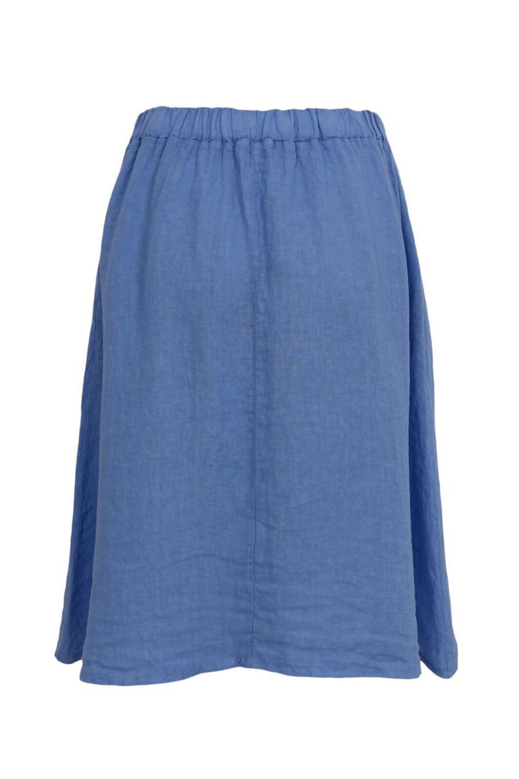 Black Colour - Bcmelina Short Linen Skirt 40910 - Sky Blue