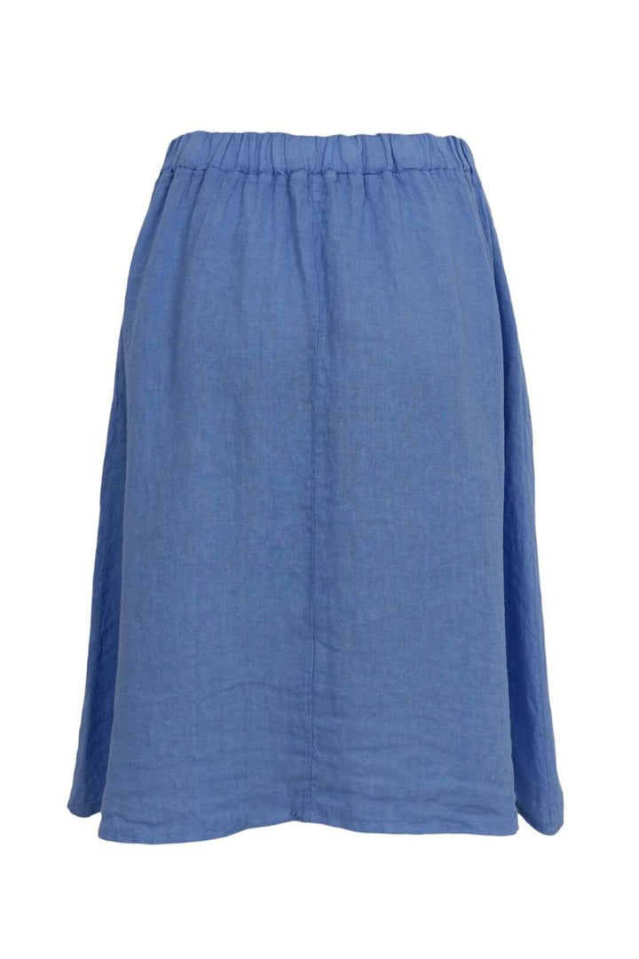 Black Colour - Bcmelina Short Linen Skirt 40910 - Sky Blue
