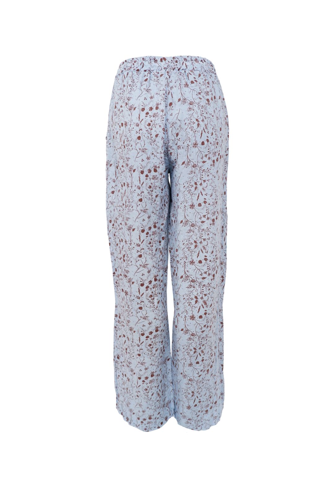 Black Colour - Bcmelina Wide Linen Pant 41114 - Floral