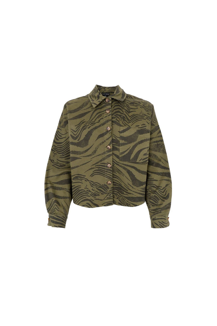 Black Colour - Bcofelia Shirt Jacket 41346 - Army