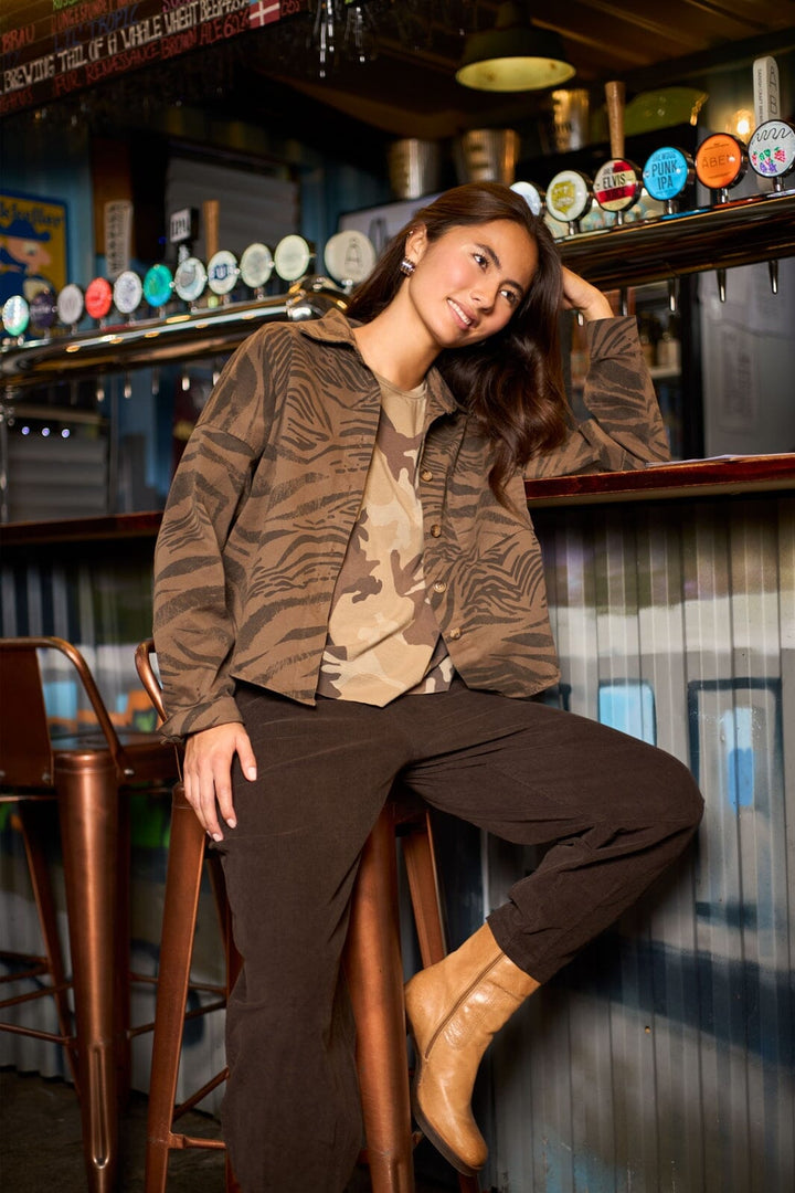 Black Colour - Bcofelia Shirt Jacket 41346 - Espresso
