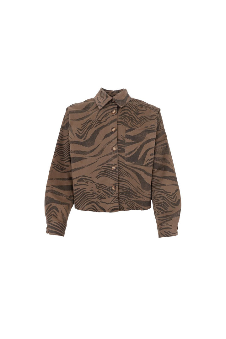 Black Colour - Bcofelia Shirt Jacket 41346 - Espresso