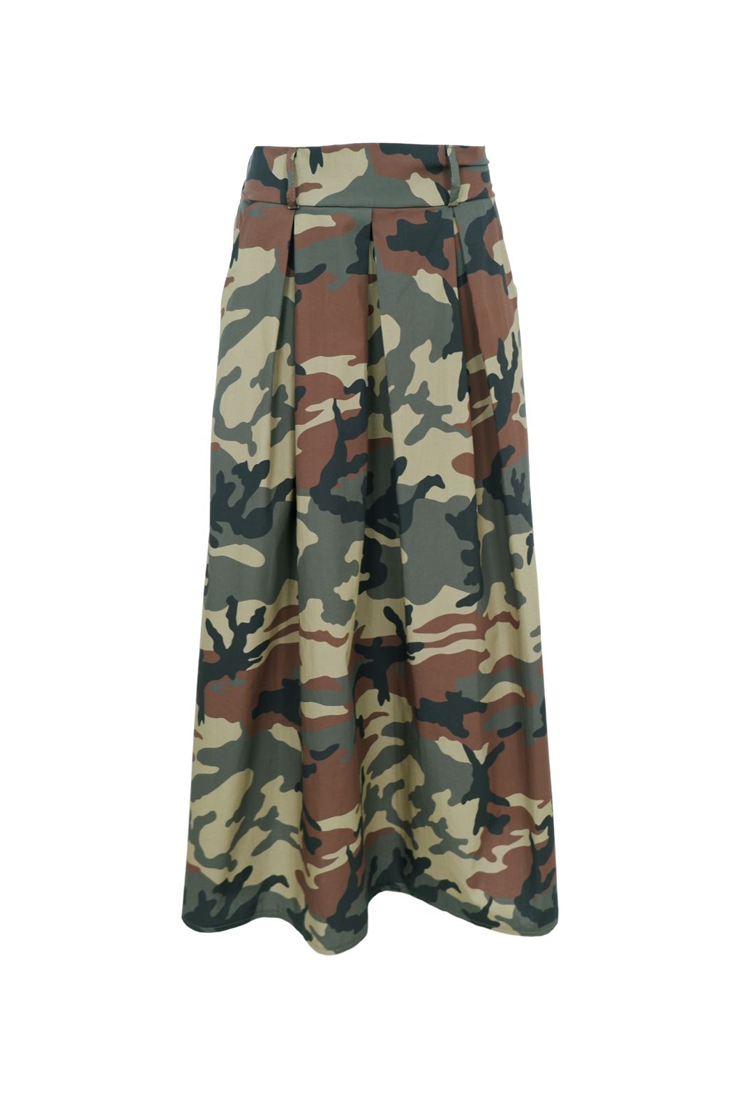 Black Colour - Bcpaprica Skirt 41353 - Army Camouflage