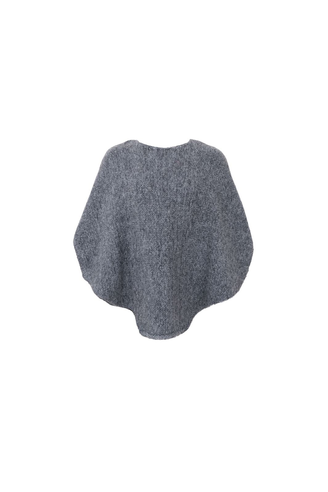 Black Colour - Bcpenny Poncho 1219 - Grey