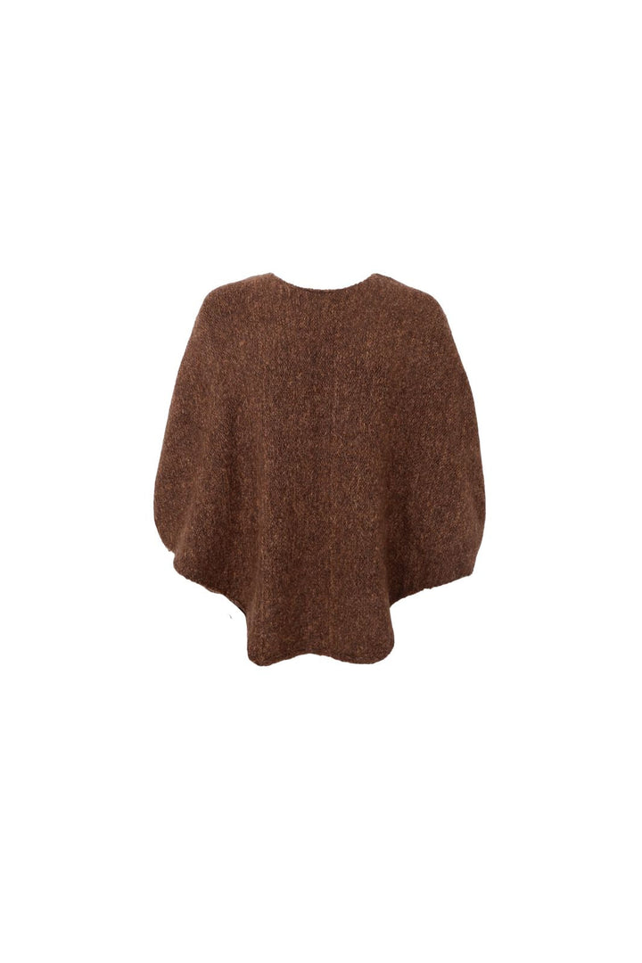Black Colour - Bcpenny Poncho 1219 - Mocca