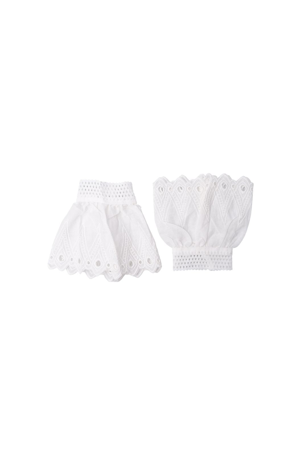 Black Colour - Bcreeva Lace Cuffs 208452 - White