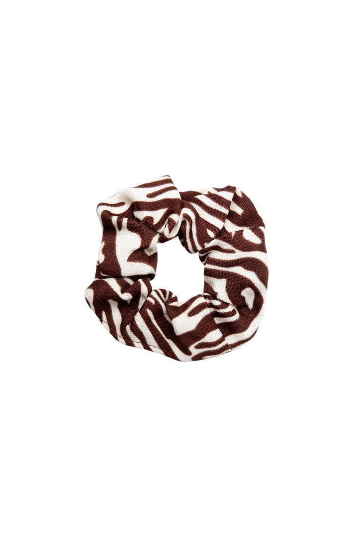 Black Colour - Bcrhy Scrunchie 6864 - Zebra