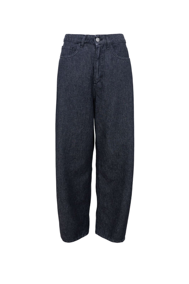 Black Colour - Bcsia Baggy Barrel Pant 41247 - Black Denim