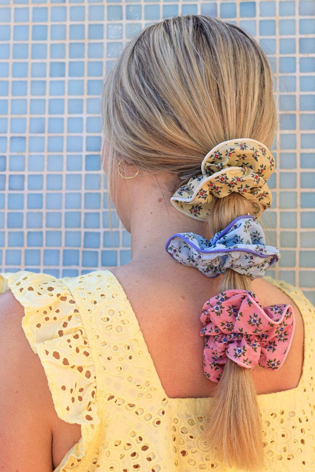 Black Colour - Bcsidney Scrunchie 6842 - Pastel Yellow