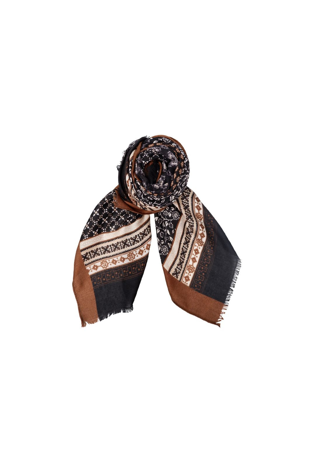 Black Colour - Bcsigga Scarf 208389 - Coffee