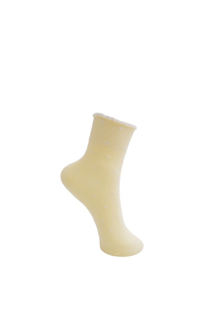 Black Colour - Bctiki Sock 8507 - Lt. Yellow