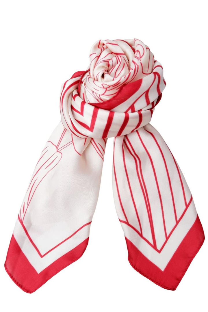 Black Colour - Bctyra Mini Scarf 3682 - Red Tørklæder 