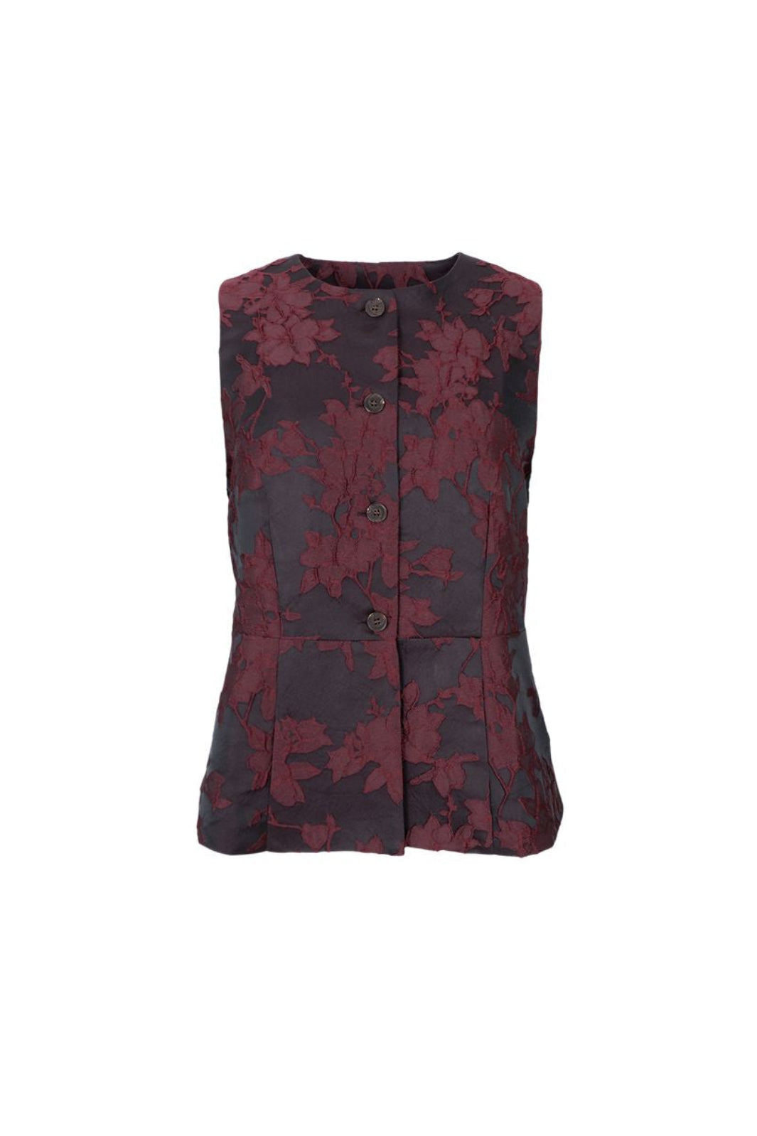 Black Colour - Bcvienna Vest 41266 - Wine