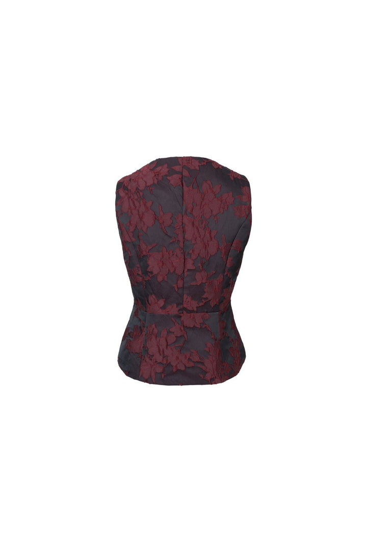 Black Colour - Bcvienna Vest 41266 - Wine