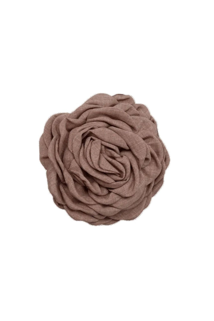 Black Colour - Bcvilla Flower Brooch 5800 - Taupe