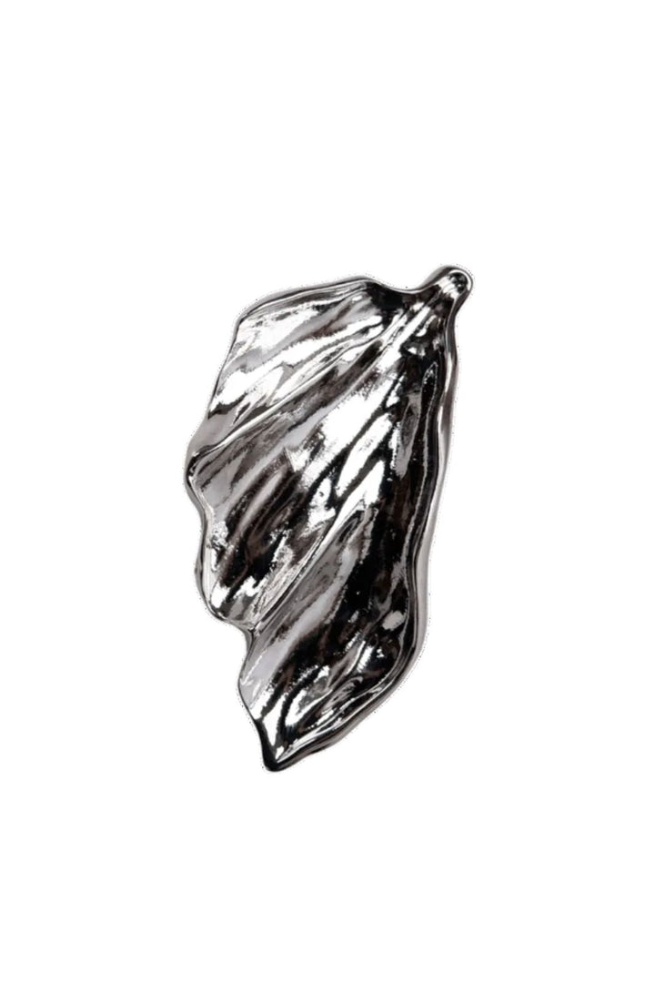 Black Colour - Bcwing Brooch 4548 - Silver Coloured