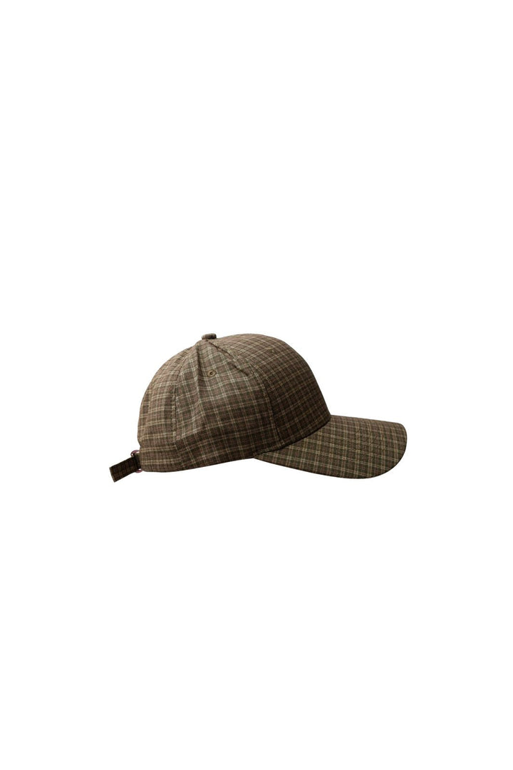 Black Colour - Bczigga Checked Cap 8058 - Army