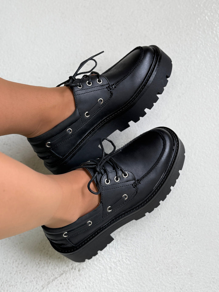 Bloom - Dahliana Loafers - Black Loafers 