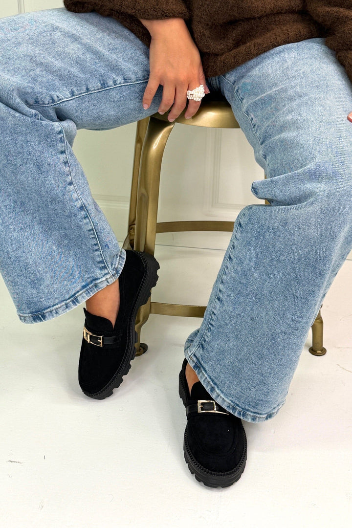 Bloom - Josette Loafers - Black Loafers 