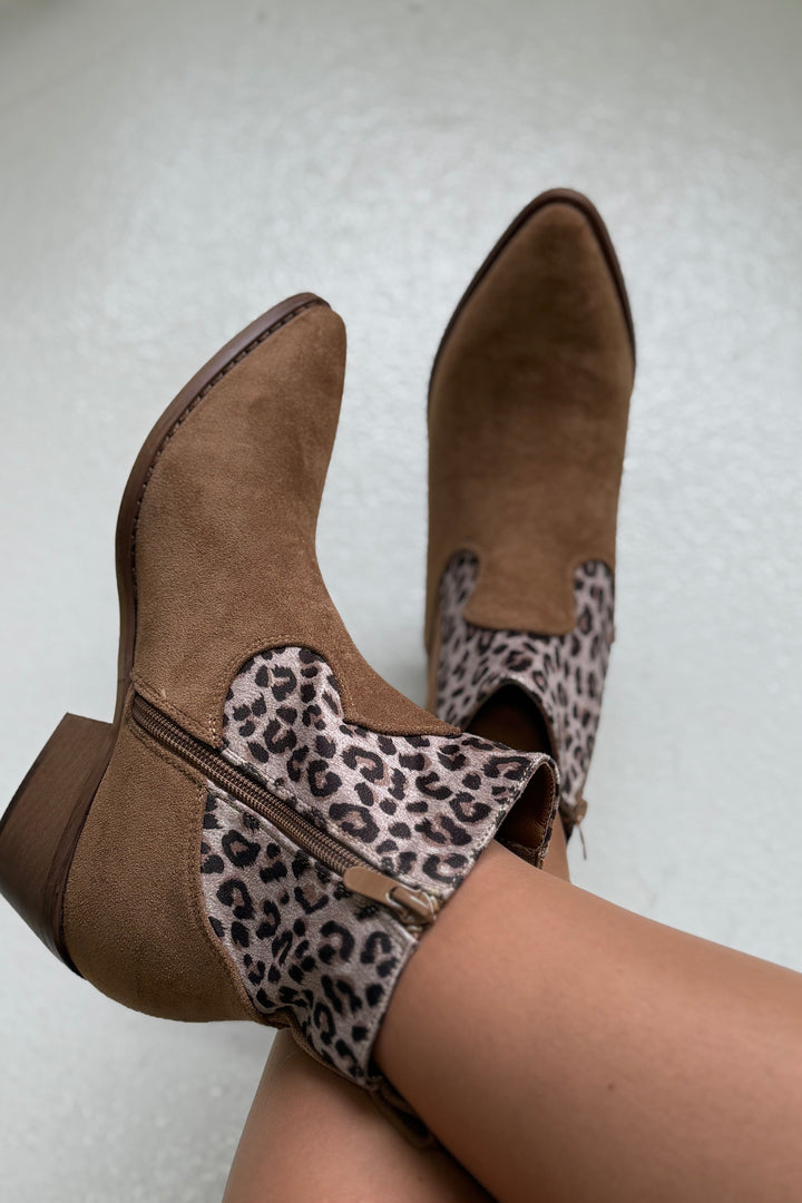 Bloom - Violet Boots - Leopard Støvler 
