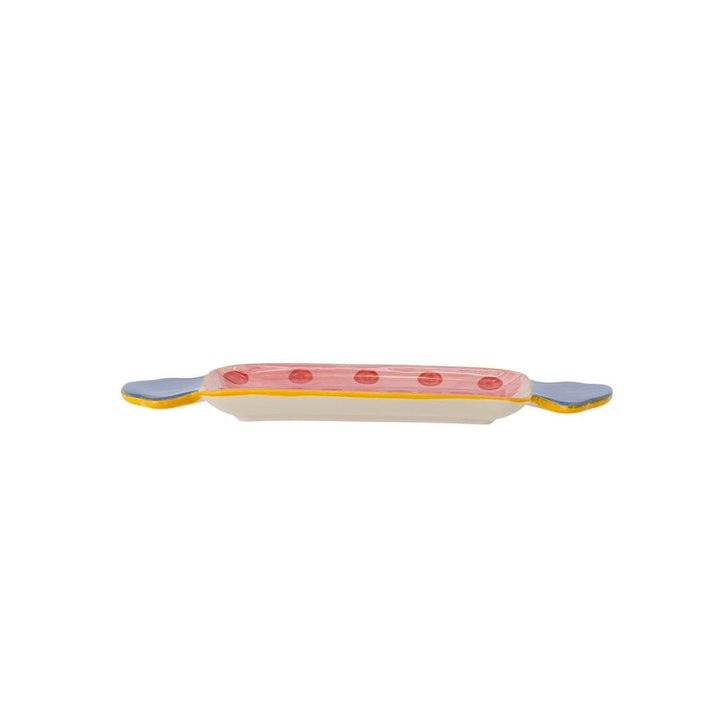 Bloomingville - Caramella Serveringsfad, Rosa, Stentøj 82072358 - Rose