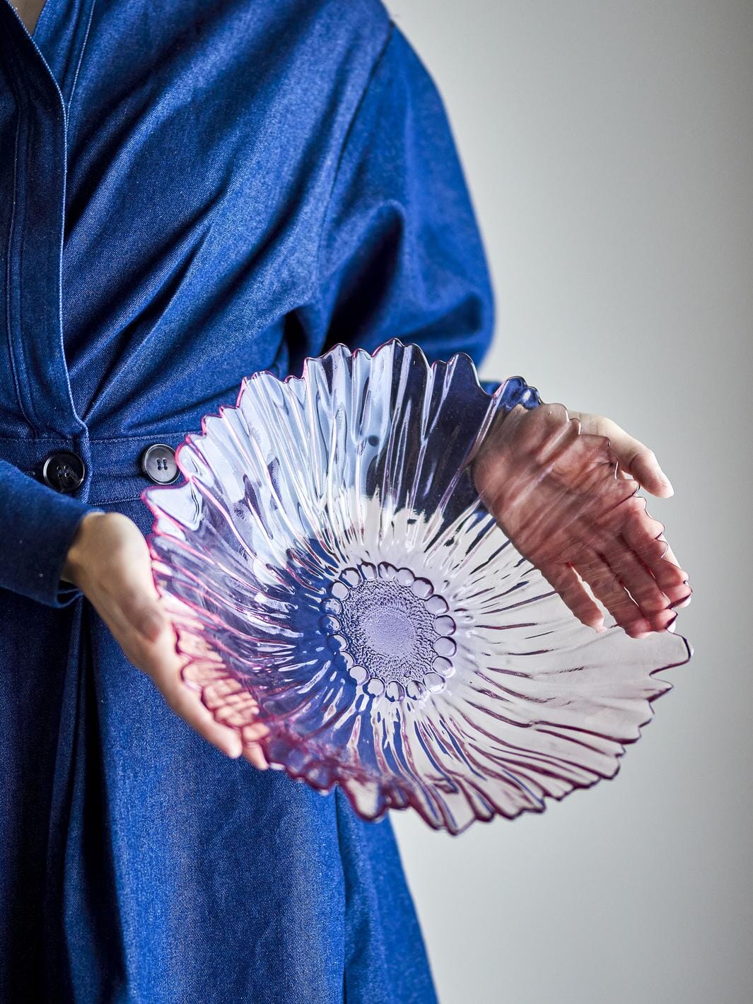 Bloomingville - Mariko Skål, Rosa, Glas 82068720 - Rose