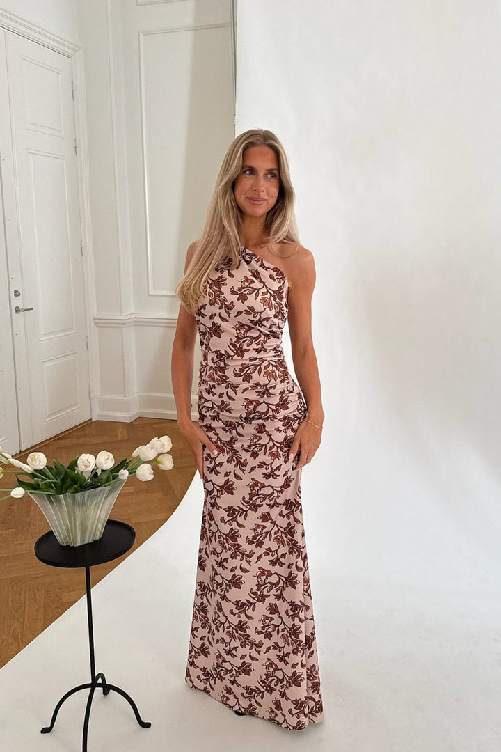 BYIC - Andreaic Maxi Dress A23768 - Brown Flower Print