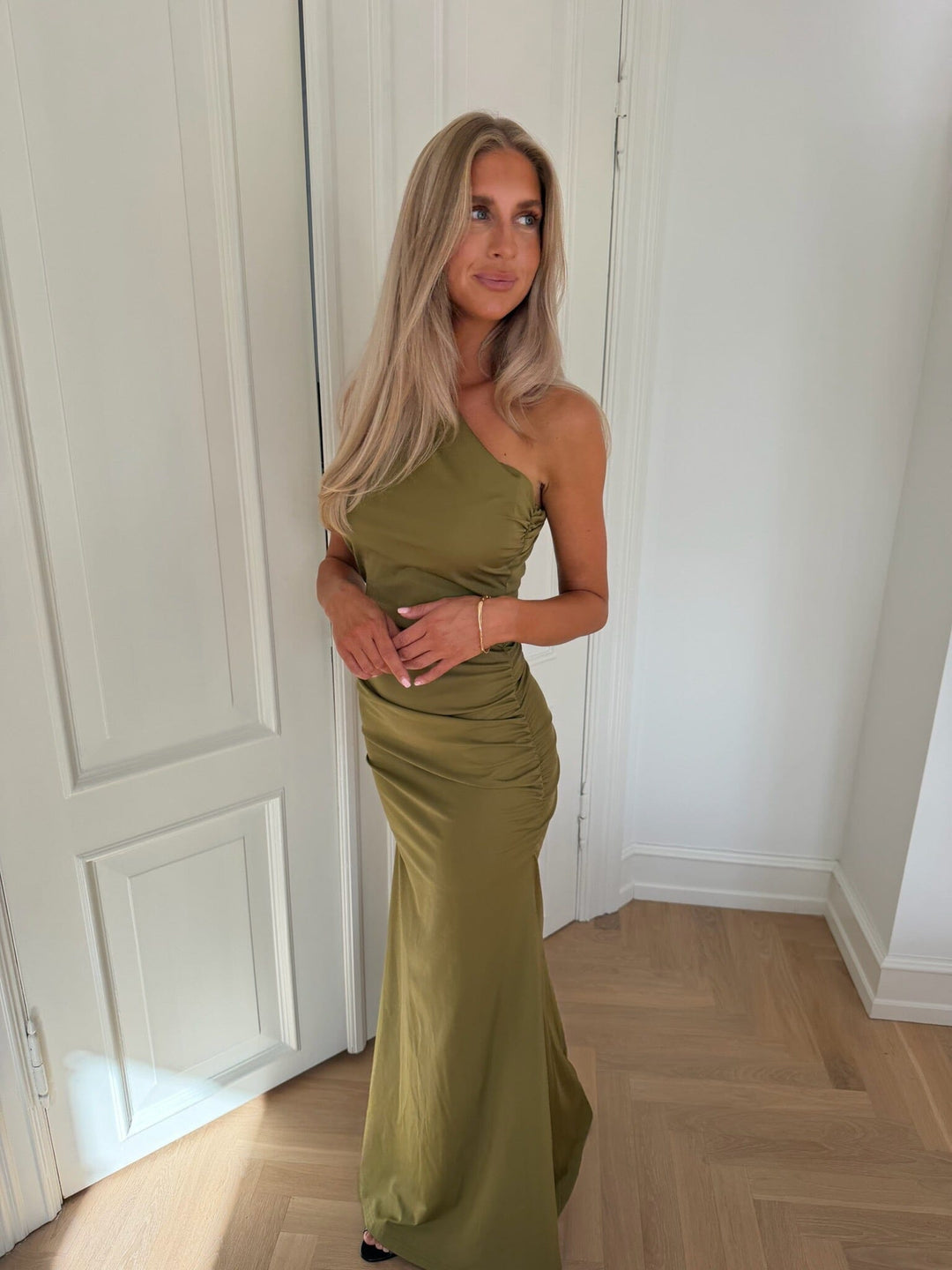 Byic - Andreaic Maxi Dress A23768 - Khaki Green Kjoler 