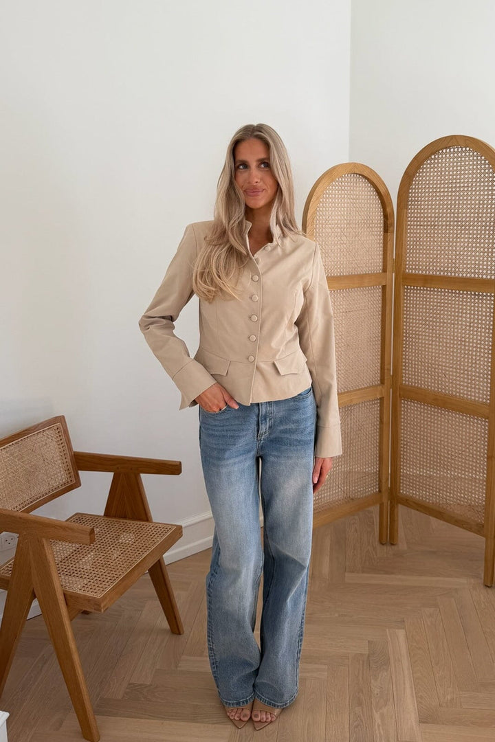 BYIC - Cilleic Blazer Shirt A25350 - Beige