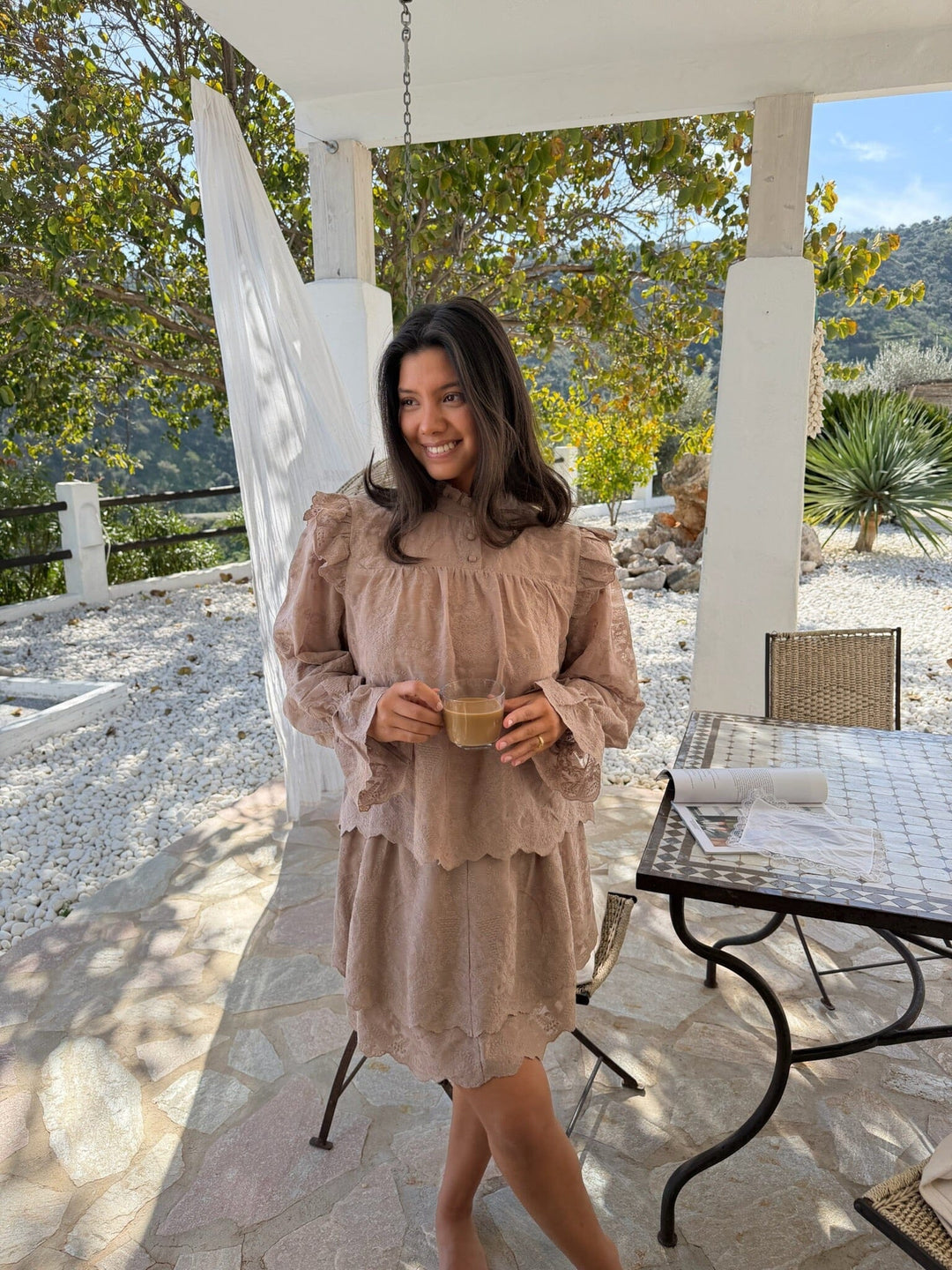 BYIC - Ellinoraic Shirt 2623 - Vintage Light Brown Skjorter 