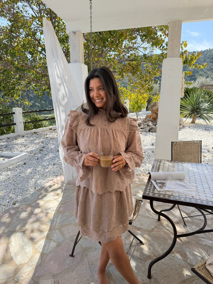 BYIC - Ellinoraic Shirt 2623 - Vintage Light Brown Skjorter 