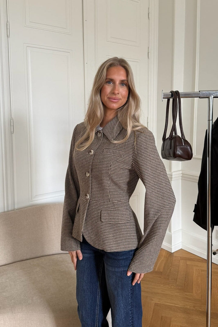 BYIC - Millieic Blazer A2554 - Brown Checks