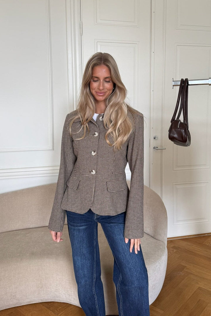 BYIC - Millieic Blazer A2554 - Brown Checks