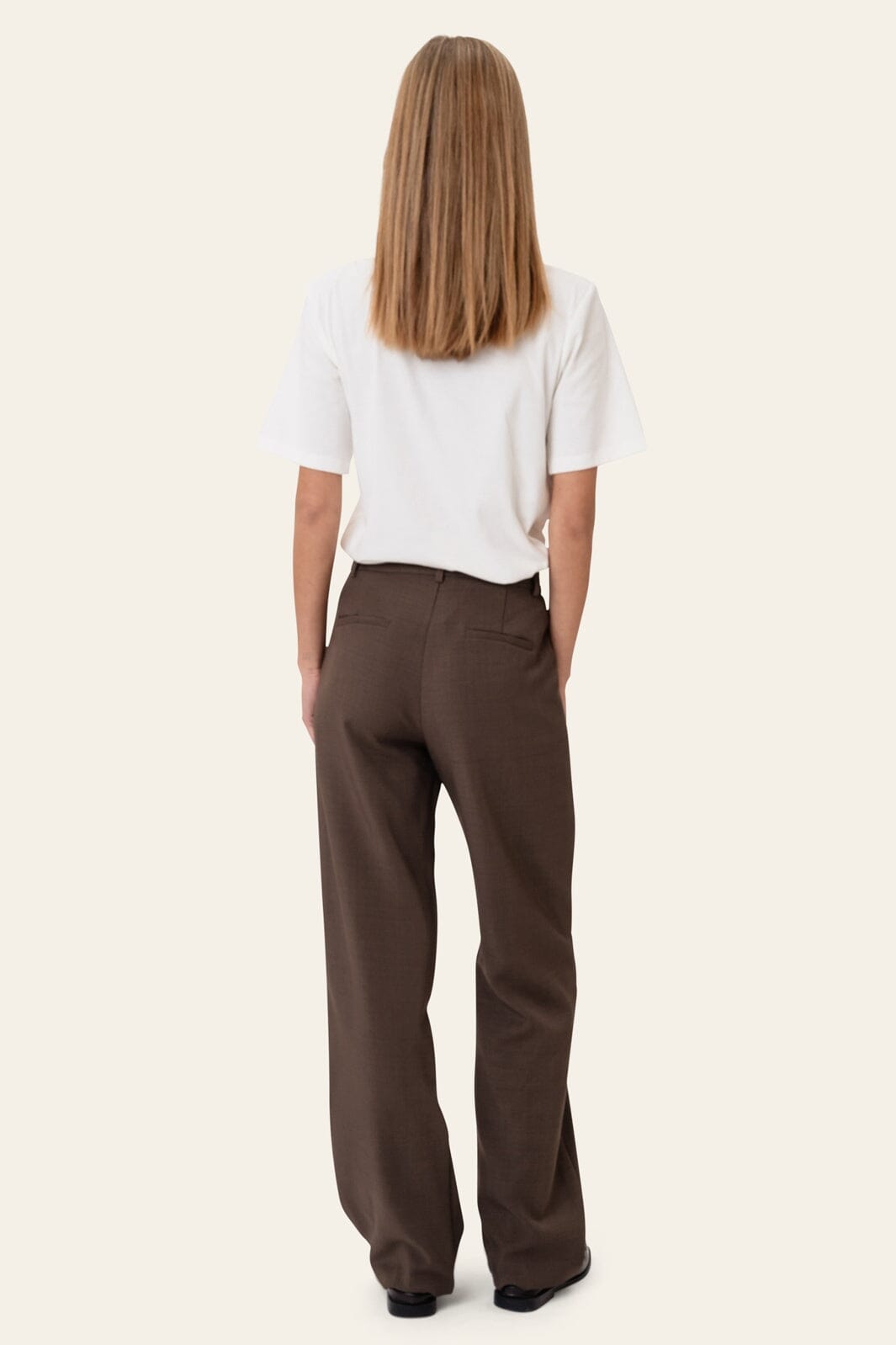 BYIC - Signatureic Wide Pants A2586 - Dark Brown