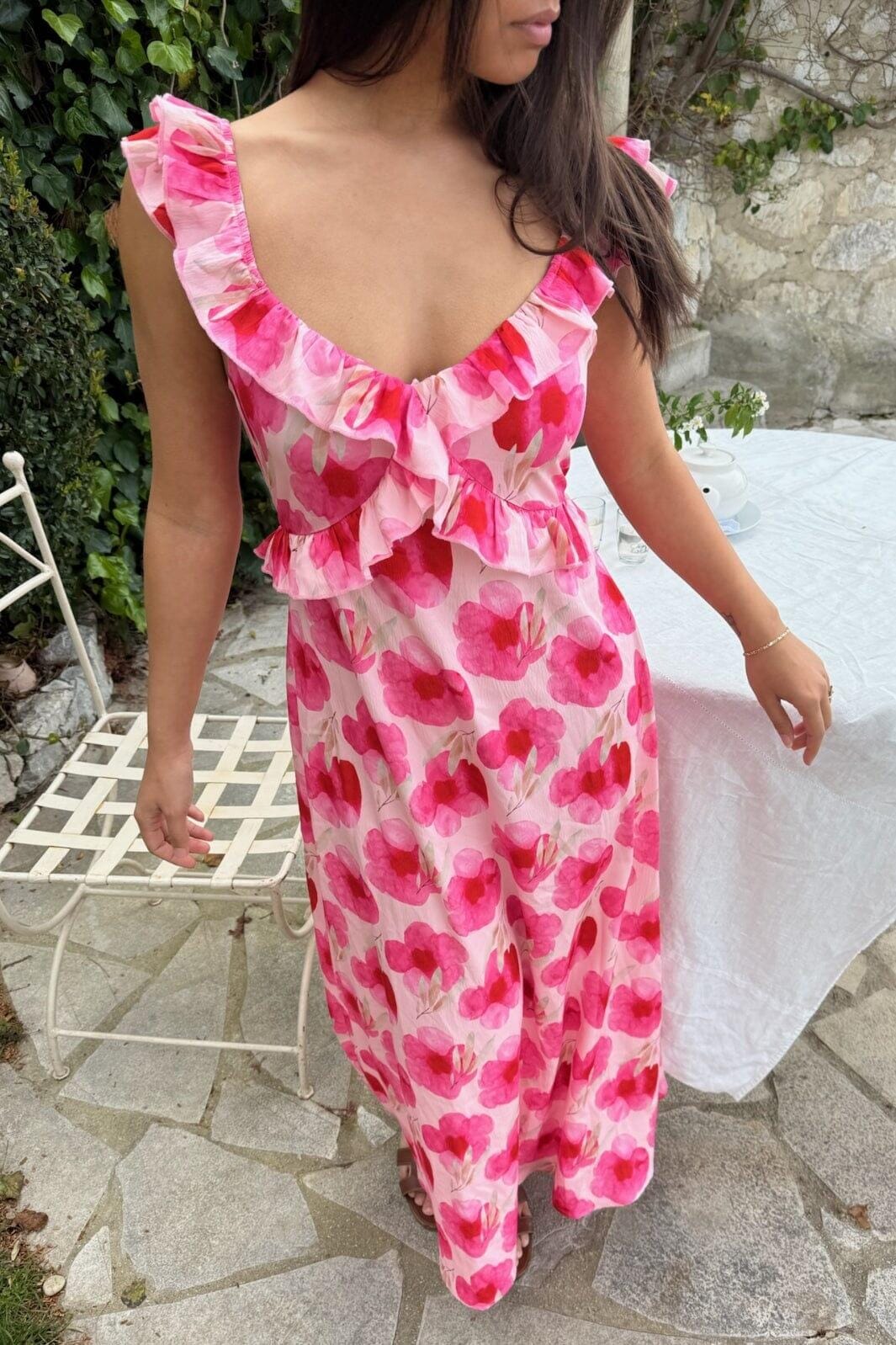 Forudbestilling - BYIC x Molly&My - Melbaic Dress A23117 - Pink Rose Blush Kjoler 