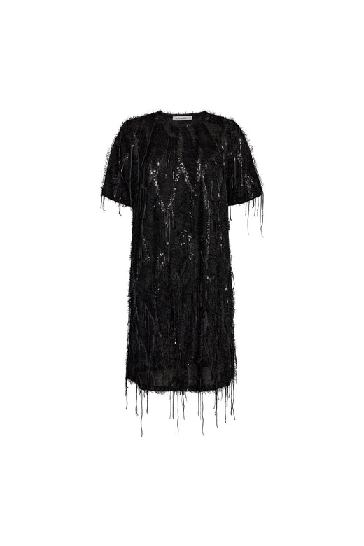 Co´Couture - 36576 Sillacc Sequin Dress 504405 - 00000 - Black