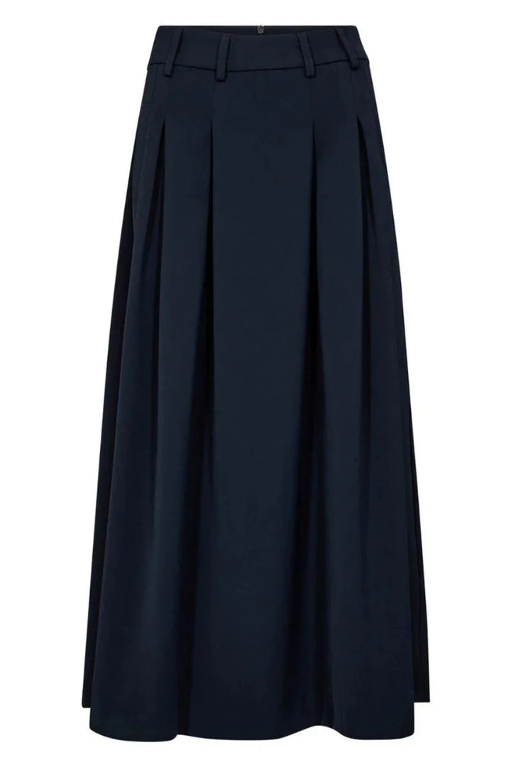 Co´Couture - Anyacc Pleat Skirt 34178 - 120 - Navy Nederdele 